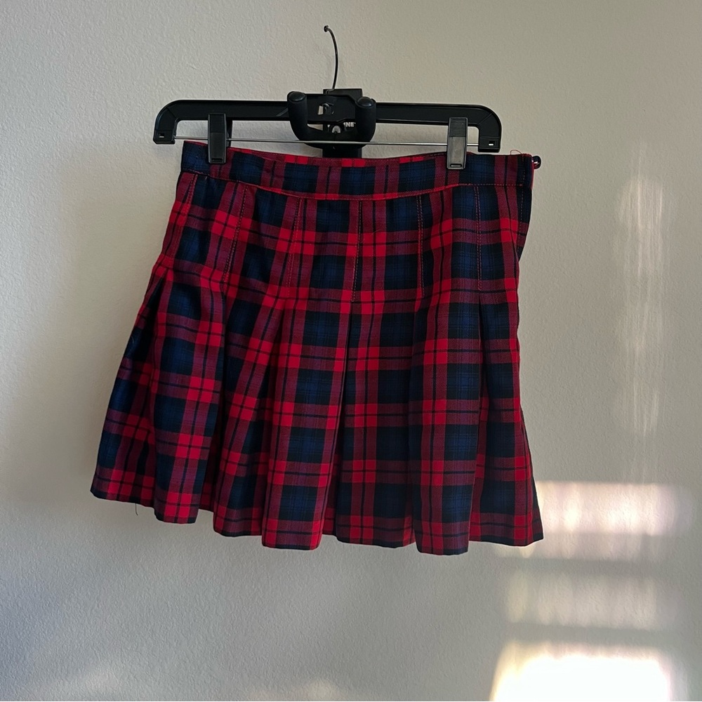 Checkered Mini Skirt